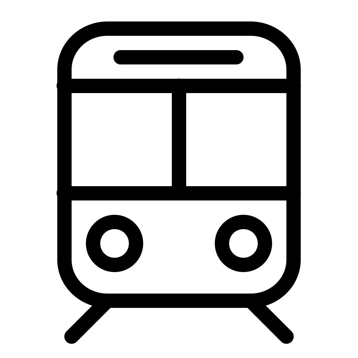 ios 17 outlined style metropolitana icon